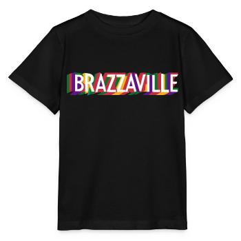 Brazzaville - T-shirt bio MINI CREATOR Stanley/Stella Enfant - noir - Devant - Mikhail (115cm)
