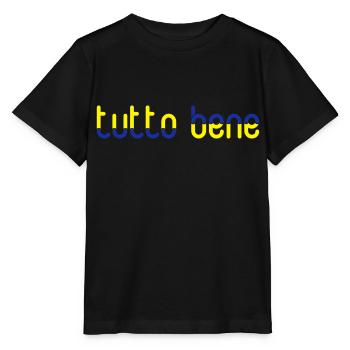 Tutto Bene ! - Tout va Bien ! - T-shirt bio MINI CREATOR Stanley/Stella Enfant - noir - Devant - Mikhail (115cm)