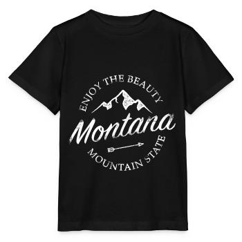 Montana - T-shirt bio MINI CREATOR Stanley/Stella Enfant - noir - Devant - Mikhail (115cm)