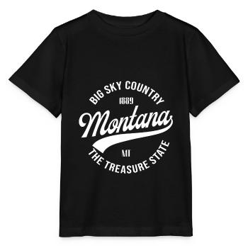 Montana - T-shirt bio MINI CREATOR Stanley/Stella Enfant - noir - Devant - Mikhail (115cm)