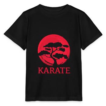 Karate - Stanley/Stella Kinder T-Shirt MINI CREATOR  - Schwarz - Vorne - Mikhail (115cm)