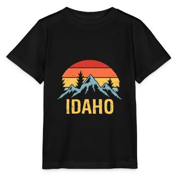 Idaho - T-shirt bio MINI CREATOR Stanley/Stella Enfant - noir - Devant - Mikhail (115cm)