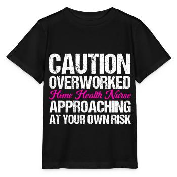 Health Assistance Home Nursing Nurse - Stanley/Stella MINI CREATOR Kids’ T-Shirt - black - Front - Mikhail (115cm)