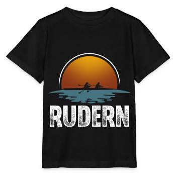 Rudern Ruderer Ruderboot Vintage - Stanley/Stella Kinder T-Shirt MINI CREATOR  - Schwarz - Vorne - Mikhail (115cm)