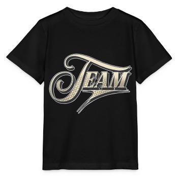 Team - Stanley/Stella Kinder T-Shirt MINI CREATOR  - Schwarz - Vorne - Mikhail (115cm)