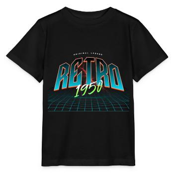 1950 Année de naissance Année de naissance - T-shirt bio MINI CREATOR Stanley/Stella Enfant - noir - Devant - Mikhail (115cm)
