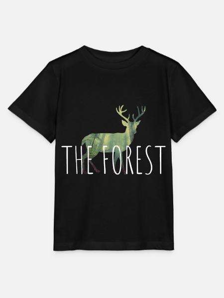The Forest - Stanley/Stella Kinder T-Shirt MINI CREATOR  - Schwarz