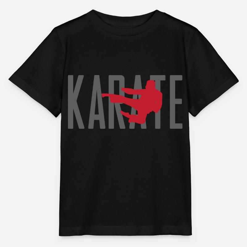 KARATE - Stanley/Stella Kinder T-Shirt MINI CREATOR  - Schwarz