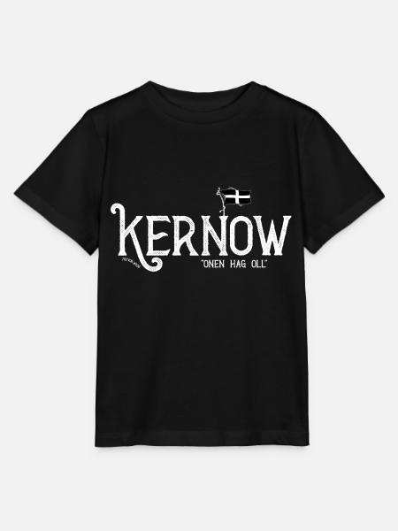 Kernow “Onen Hag Oll” - Stanley/Stella MINI CREATOR Kids’ T-Shirt - black