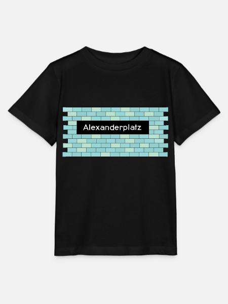 U-Bahnhof Alexanderplatz - Stanley/Stella Kinder T-Shirt MINI CREATOR - Schwarz
