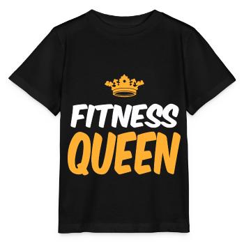 Fitness Queen Gym Muscle Building Women - Stanley/Stella MINI CREATOR Kids’ T-Shirt - black - Front - Mikhail (115cm)