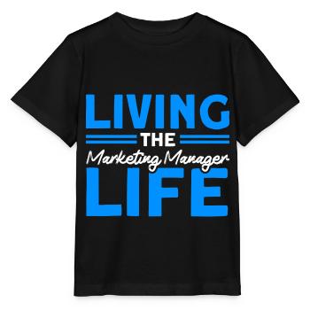 Life Marketing Manager Digital Marketing - T-shirt bio MINI CREATOR Stanley/Stella Enfant - noir - Devant - Mikhail (115cm)