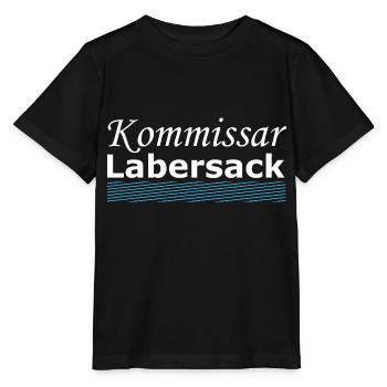 Polizei Spruch Kommissar - Stanley/Stella Kinder T-Shirt MINI CREATOR  - Schwarz - Vorne - Mikhail (115cm)