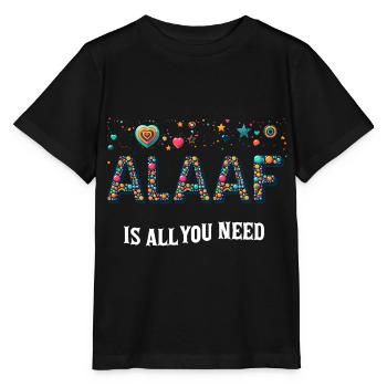 Alaaf est tout ce dont vous avez besoin Lundi gras du carnaval de Cologne - T-shirt bio MINI CREATOR Stanley/Stella Enfant - noir - Devant - Mikhail (115cm)