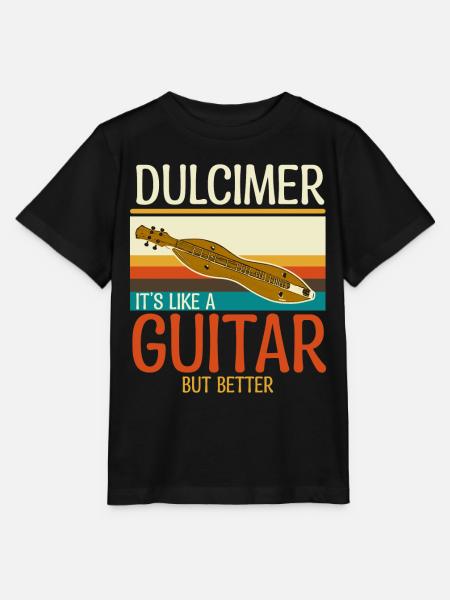 Dulcimer Instrument - Stanley/Stella Kinder T-Shirt MINI CREATOR - Schwarz