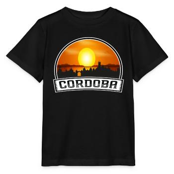 Cordoba Argentine Skyline Vintage Sunset Travel So - T-shirt bio MINI CREATOR Stanley/Stella Enfant - noir - Devant - Mikhail (115cm)