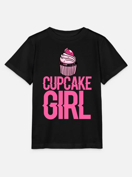 Cupcake Mädchen Backen Törtchen - Stanley/Stella Kinder T-Shirt MINI CREATOR - Schwarz