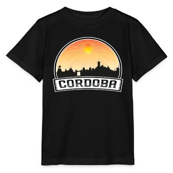Cordoba Argentine Skyline Vintage Sunset Travel So - T-shirt bio MINI CREATOR Stanley/Stella Enfant - noir - Devant - Mikhail (115cm)