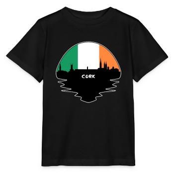 Cork Irland Flagge Skyline Silhouette Reisen - Stanley/Stella Kinder T-Shirt MINI CREATOR  - Schwarz - Vorne - Mikhail (115cm)