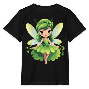 Wunderschöne Elfen-Fee - Verzaubere dein Herz - Stanley/Stella Kinder T-Shirt MINI CREATOR  - Schwarz - Vorne - Mikhail (115cm)