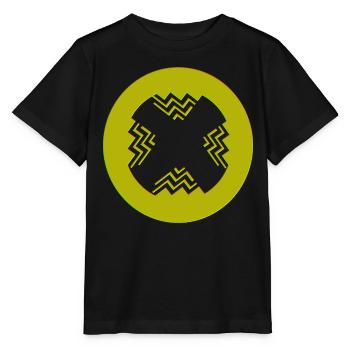 Circular Inner Style - Stanley/Stella MINI CREATOR Kids’ T-Shirt - black - Front - Mikhail (115cm)