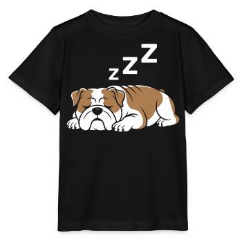 Bouledogue - T-shirt bio MINI CREATOR Stanley/Stella Enfant - noir - Devant - Mikhail (115cm)