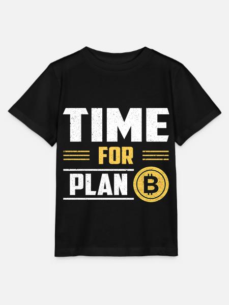 Bitcoin Krypto Blockchain Kryptowährung BTC - Stanley/Stella Kinder T-Shirt MINI CREATOR  - Schwarz