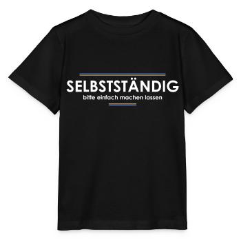 Selbstständig - Stanley/Stella Kinder T-Shirt MINI CREATOR  - Schwarz - Vorne - Mikhail (115cm)
