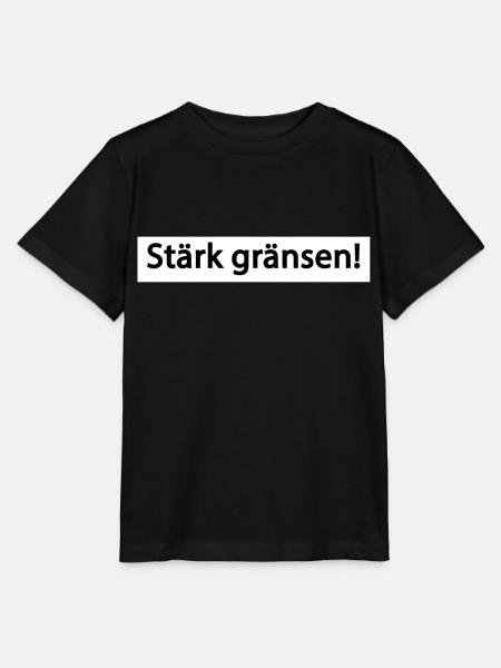 Styrk grensen - T-shirt MINI CREATOR barn från Stanley/Stella - svart