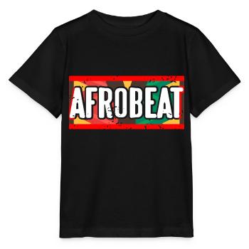 Retro Vintage Afrobeat Lover Cool T-Shirt Cadeau - T-shirt bio MINI CREATOR Stanley/Stella Enfant - noir - Devant - Mikhail (115cm)