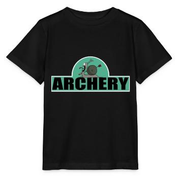 Tir à l’arc Archer Cartoon Funny Pictures - T-shirt bio MINI CREATOR Stanley/Stella Enfant - noir - Devant - Mikhail (115cm)