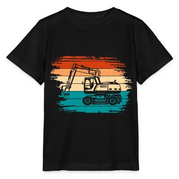 Bagger - Stanley/Stella Kinder T-Shirt MINI CREATOR  - Schwarz - Vorne - Mikhail (115cm)