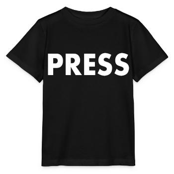 Press - T-shirt bio MINI CREATOR Stanley/Stella Enfant - noir - Devant - Mikhail (115cm)