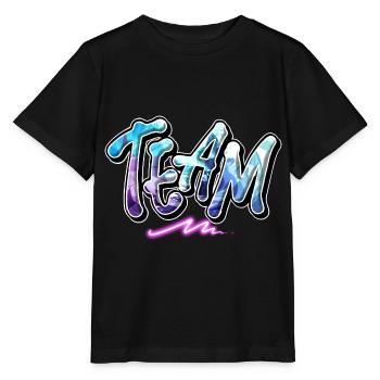 Équipe - T-shirt bio MINI CREATOR Stanley/Stella Enfant - noir - Devant - Mikhail (115cm)