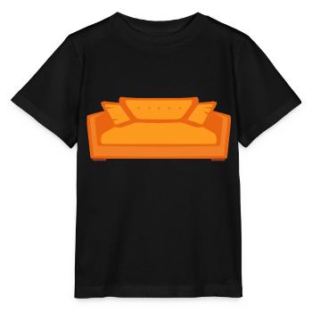 Sofa Sitz Sofa - Stanley/Stella Kinder T-Shirt MINI CREATOR  - Schwarz - Vorne - Mikhail (115cm)