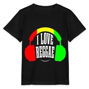 Reggae music - Stanley/Stella MINI CREATOR Kids’ T-Shirt - black - Front - Mikhail (115cm)