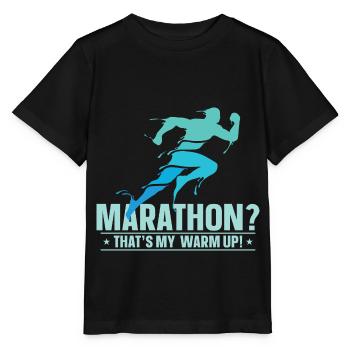 Marathon Marathon Marathon Runner Gift - Stanley/Stella MINI CREATOR Kids’ T-Shirt - black - Front - Mikhail (115cm)