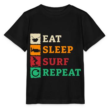 Surf Surf Planche de surf Surf Surf Surf - T-shirt bio MINI CREATOR Stanley/Stella Enfant - noir - Devant - Mikhail (115cm)