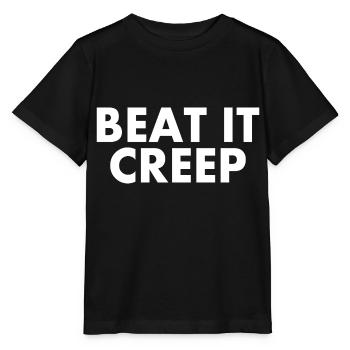 Beat it creep - Stanley/Stella MINI CREATOR Kids’ T-Shirt - black - Front - Mikhail (115cm)