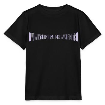 citation féministe sur les droits des femmes - T-shirt bio MINI CREATOR Stanley/Stella Enfant - noir - Devant - Mikhail (115cm)