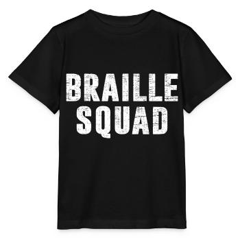 Blind Visually Impaired - Stanley/Stella MINI CREATOR Kids’ T-Shirt - black - Front - Mikhail (115cm)