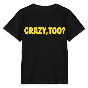 Aussi fou - T-shirt bio MINI CREATOR Stanley/Stella Enfant - noir - Devant - Mikhail (115cm)