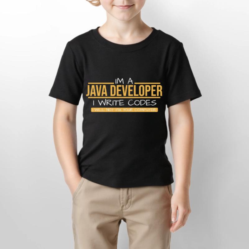 Java Developer T-shirt bio MINI CREATOR Stanley/Stella Enfant