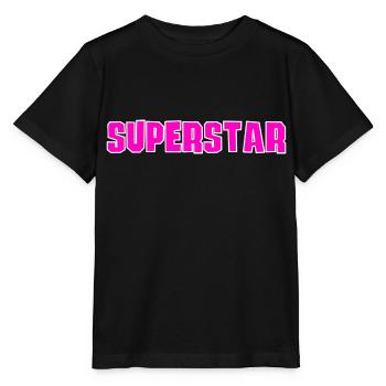 Superstar - Stanley/Stella Kinder T-Shirt MINI CREATOR  - Schwarz - Vorne - Mikhail (115cm)