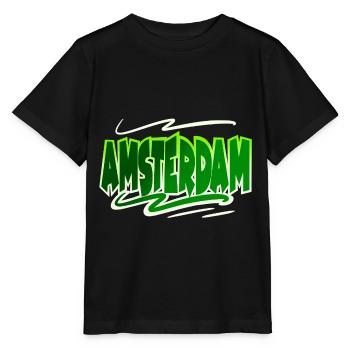 Amsterdam - Stanley/Stella Kinder T-Shirt MINI CREATOR  - Schwarz - Vorne - Mikhail (115cm)