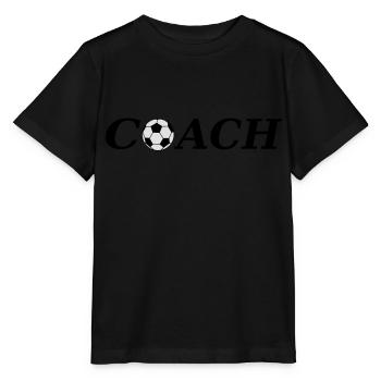 Coach - T-shirt bio MINI CREATOR Stanley/Stella Enfant - noir - Devant - Mikhail (115cm)