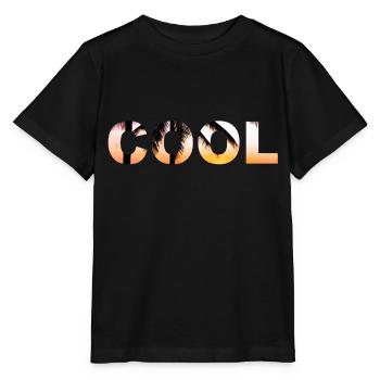 COOL cool cool cool police - T-shirt bio MINI CREATOR Stanley/Stella Enfant - noir - Devant - Mikhail (115cm)
