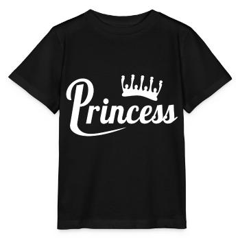 Ich bin die Prinzessin - originelle Geschenkidee - Stanley/Stella Kinder T-Shirt MINI CREATOR  - Schwarz - Vorne - Mikhail (115cm)