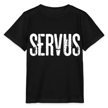 Servus Moin Bonjour Bienvenue Cadeau amusant amusant - T-shirt bio MINI CREATOR Stanley/Stella Enfant - noir - Devant - Mikhail (115cm)
