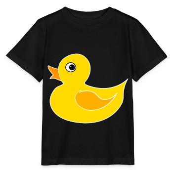 Canard Canard Grinchet Quak - T-shirt bio MINI CREATOR Stanley/Stella Enfant - noir - Devant - Mikhail (115cm)